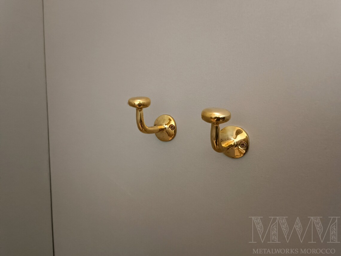 Unlacquered Brass Hooks For Wall - Coat Hooks Wall Mount