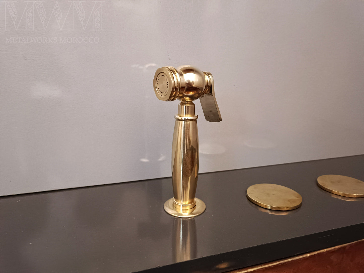 Unlacquered Brass Sink Side Sprayer