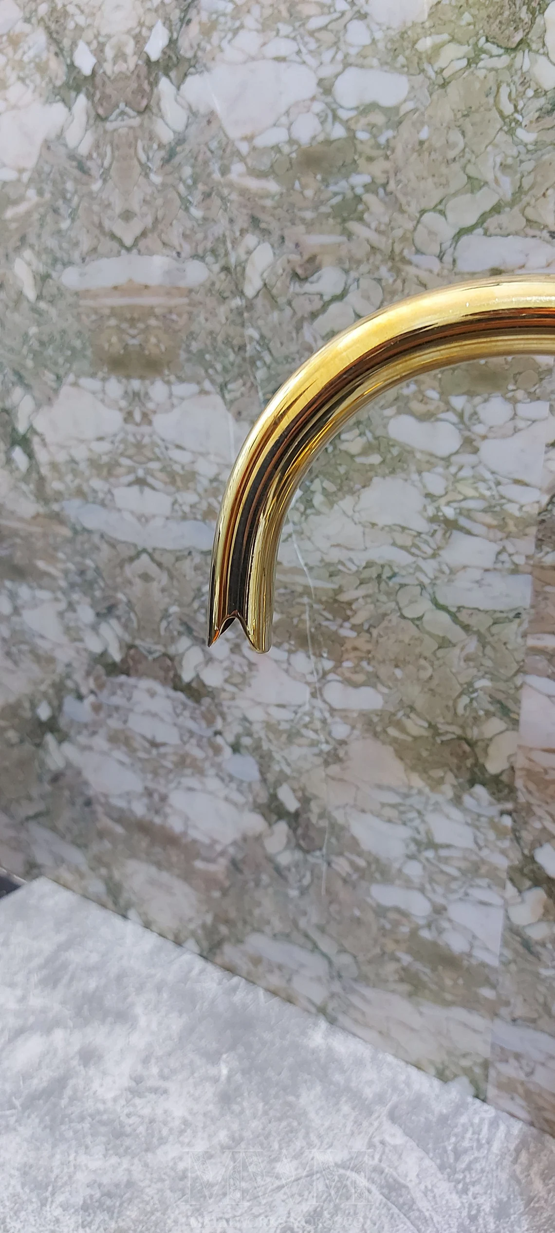 Unlacquered Brass Vessel Sink Faucet For Vanity Bathroom